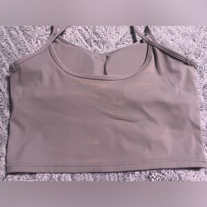 HK-JINBA Longline Sports Bra for Gym Yoga Tank Workout Running